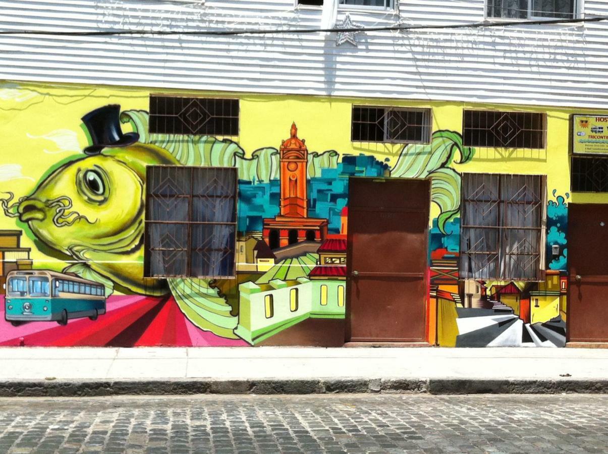 Hostal Tricontinental فالبارايسو المظهر الخارجي الصورة